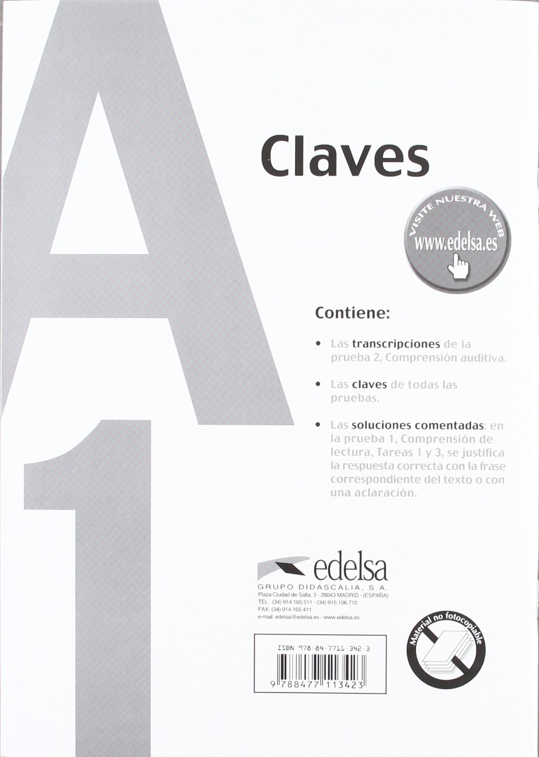 Preparacion DELE A1 Claves