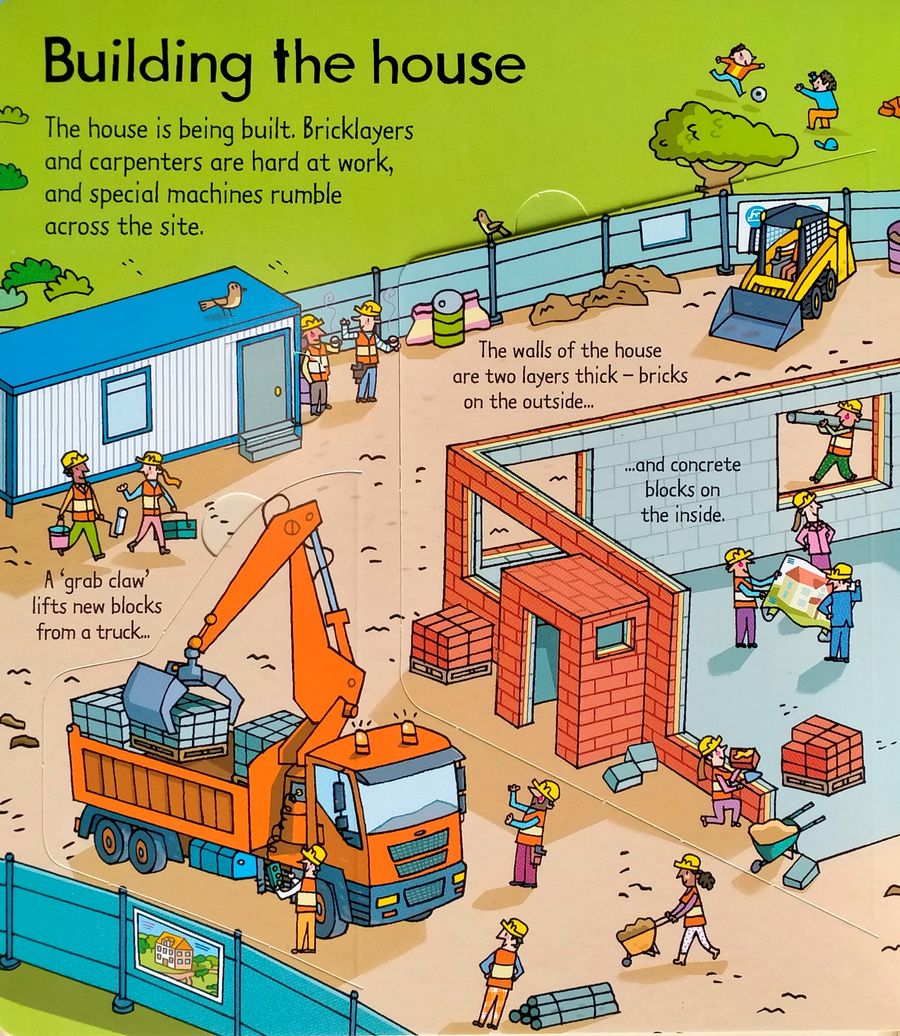 Usborne Look Inside a Building Site