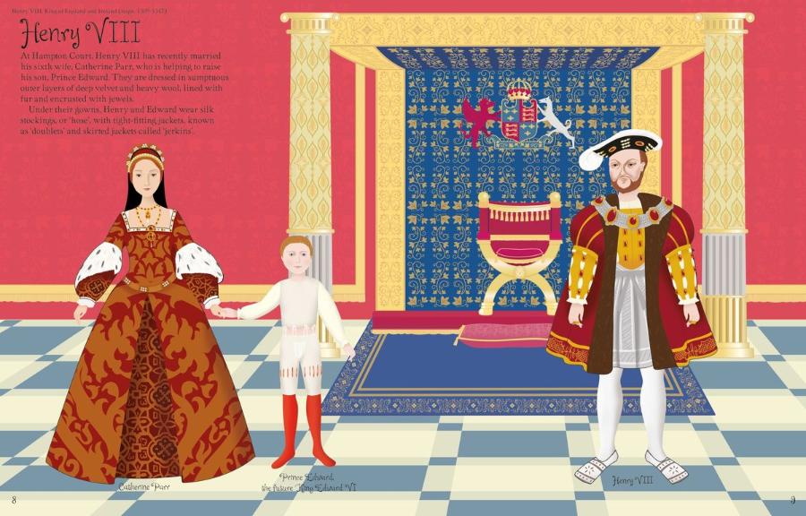 Usborne Activities Sticker Kings and Queens