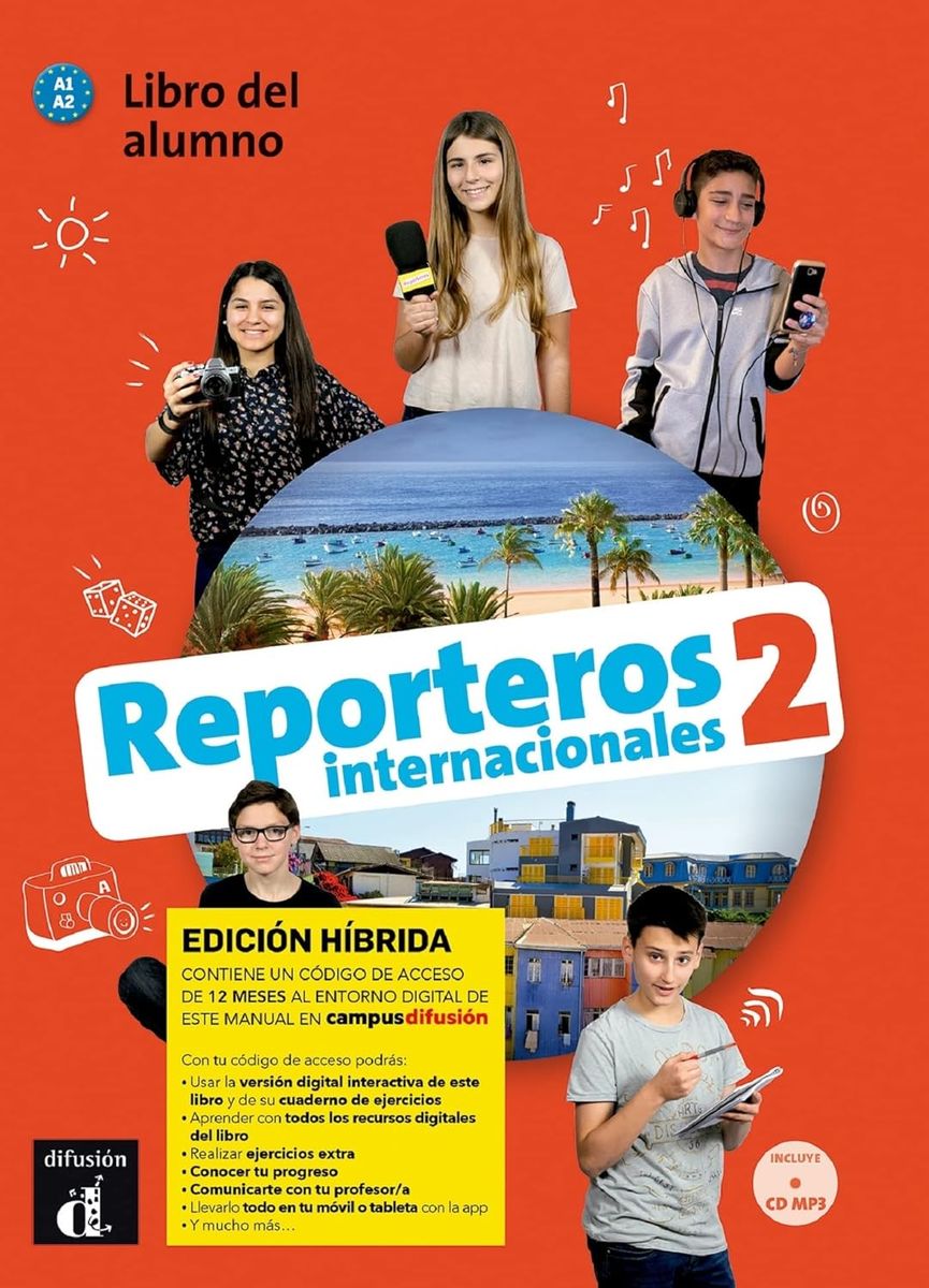 Reporteros Internacionales 2 Libro del alumno + Audio Edicion hibrida