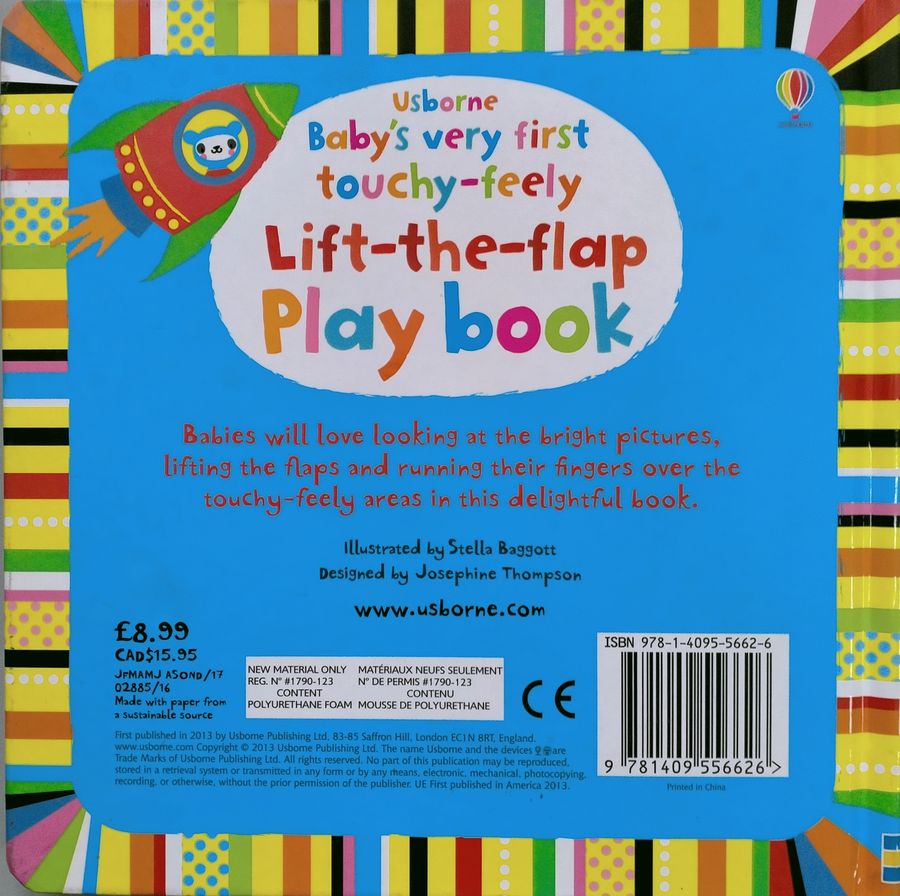 Baby's very First Touchy-feely Peek-a-boo Play book