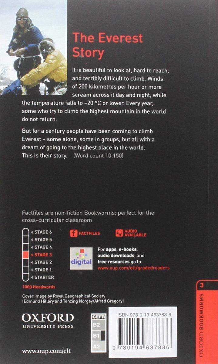 Oxford Bookworms Factfiles 3 The Everest Story with Audio Download (access card inside)