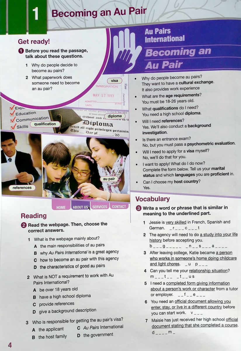 Career Paths Au Pair Teacher's Guide, Student's Book with Digibook and Online Audio