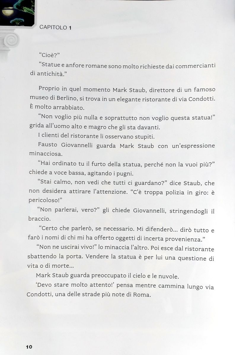 Imparare Leggendo B1 Mistero a Roma + audio