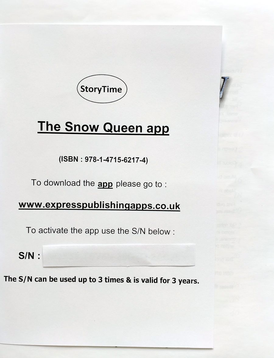 Illustrated Readers 1 The Snow Queen with Multi-ROM and Application
