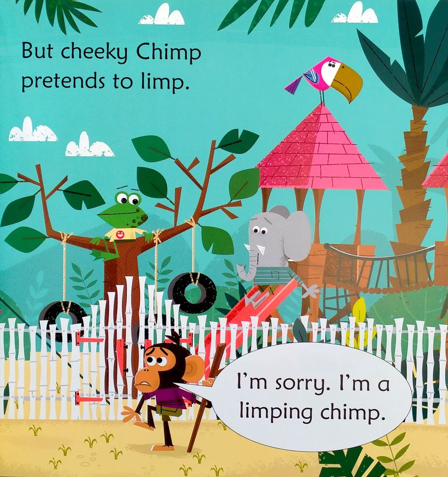Usborne Phonics Readers Chimp with a Limp