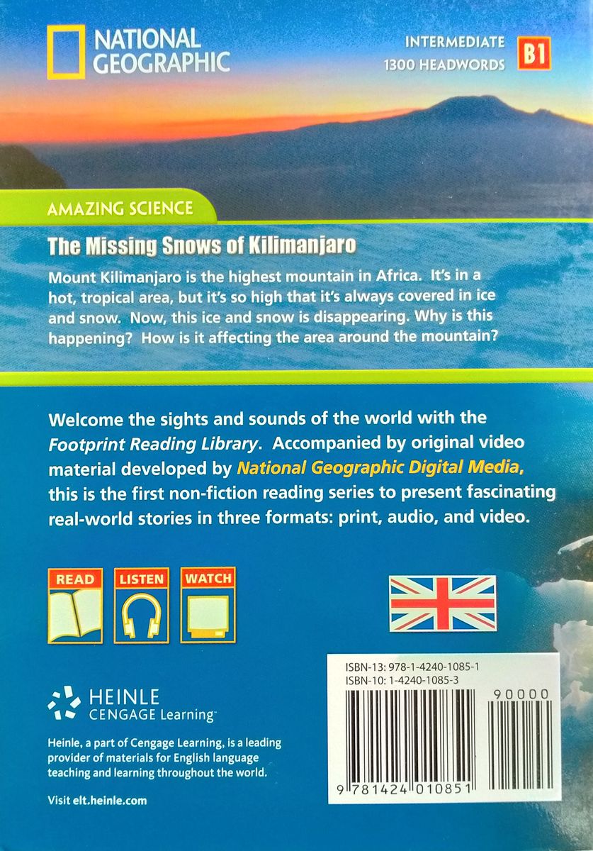 Footprint Reading Library 1300 Headwords The Missing Snows of Kilimanjaro (B1)