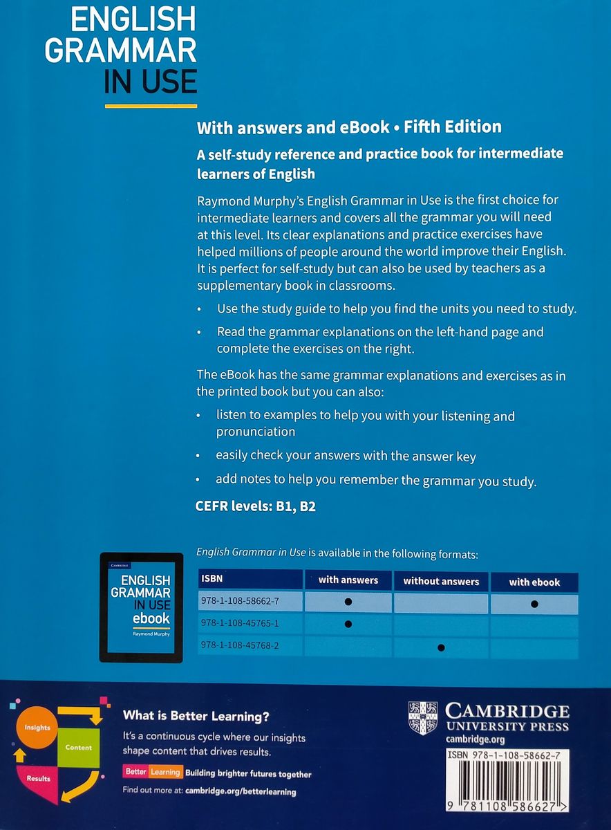 English Grammar in Use (5th Edition) Book with Answers and Interactive eBook