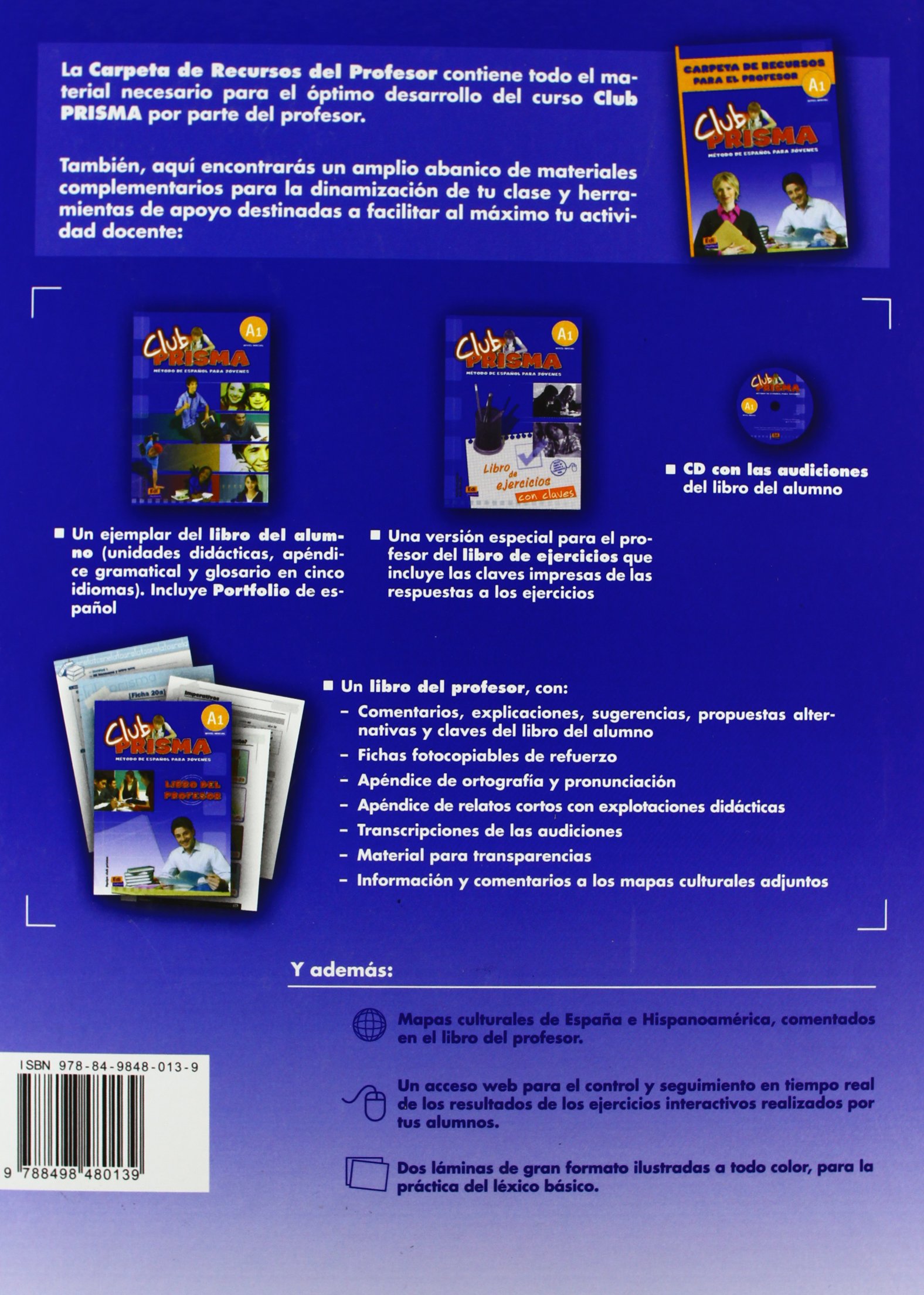 Club Prisma A1 Carpeta para Profesor