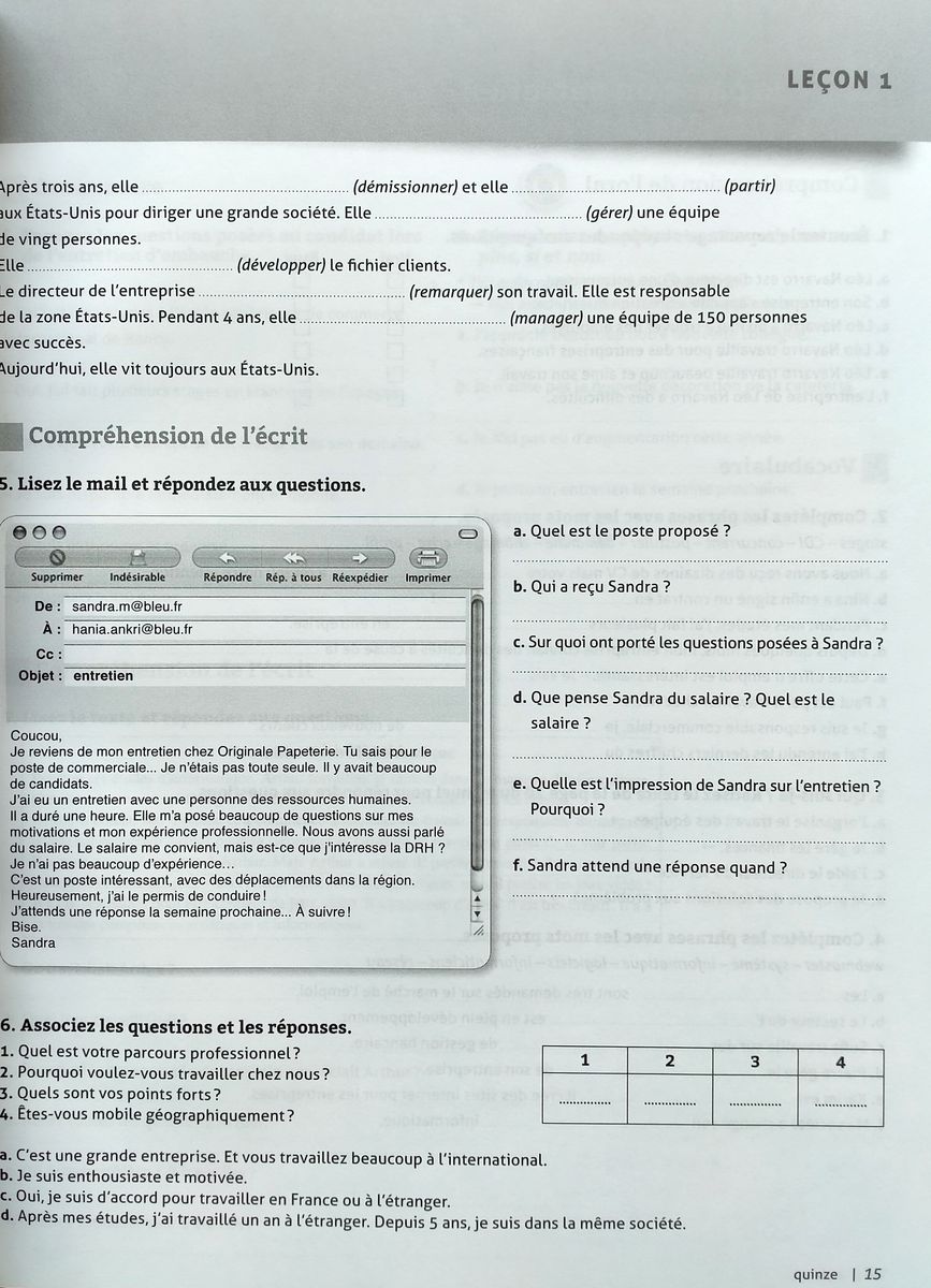 Quartier d'affaires A2 Cahier