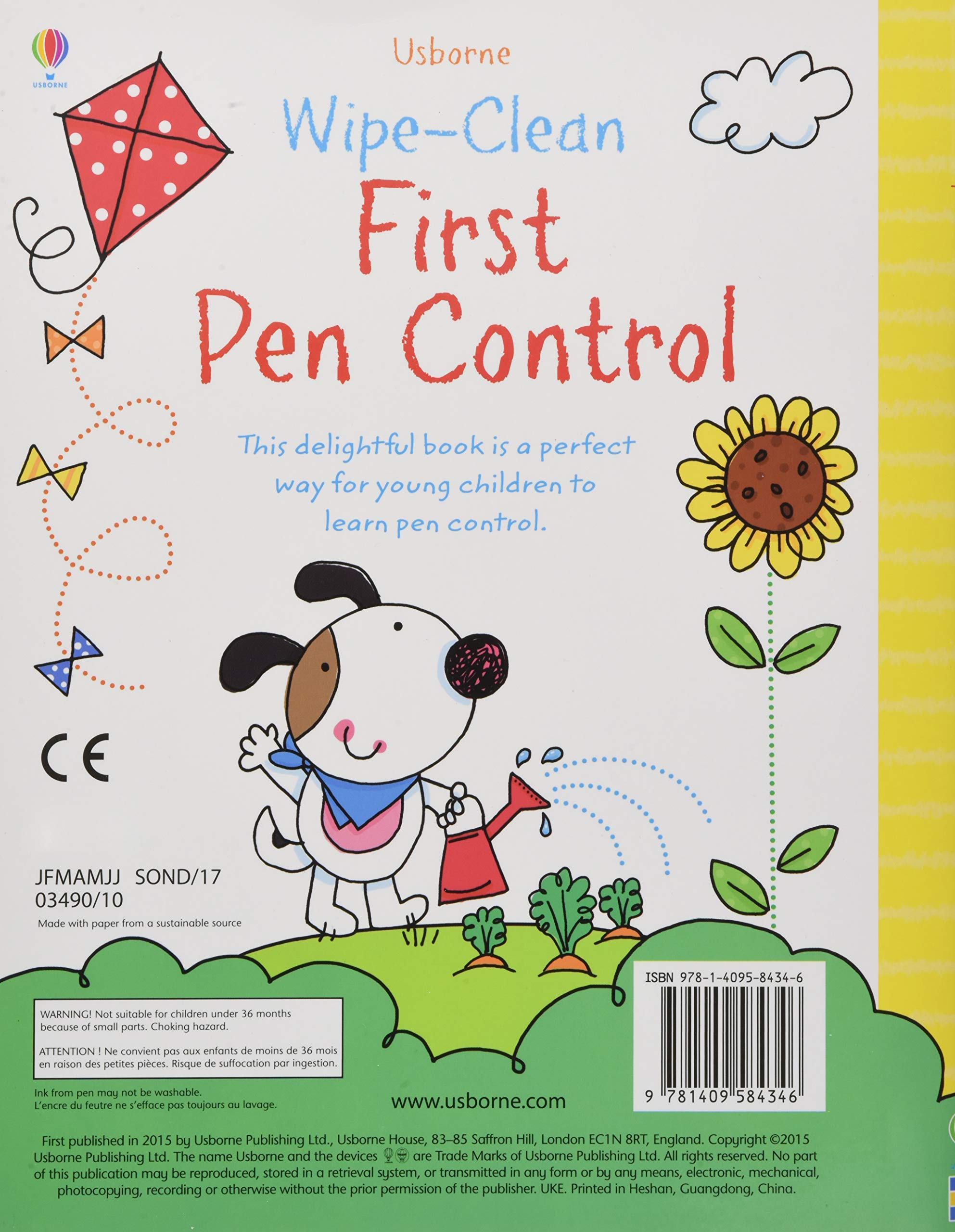 Usborne Wipe-Clean First Pen Control