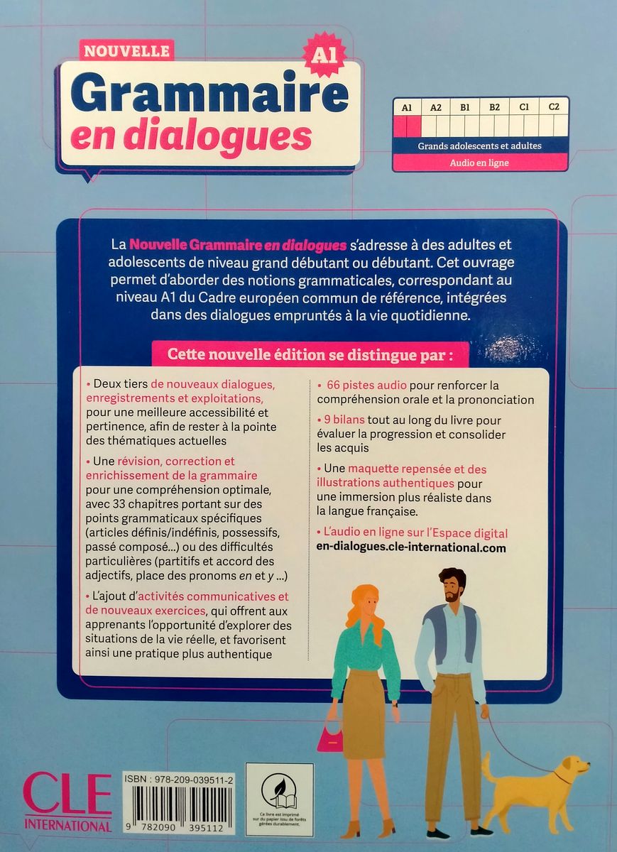La Nouvelle Grammaire en dialogues Grand Debutant A1 Livre + Audio