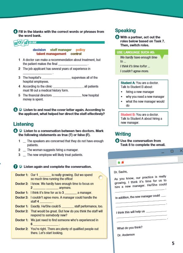 Career Paths Healthcare Management Student's Book with Digibook