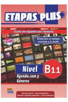 Etapas Plus B1.1 Libro del alumno + Libro de ejercicios + Resumen linguistico-gramatical + CD
