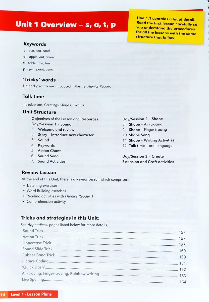 Fix-it Phonics (2nd Edition) Level 1 Teacher's Guide