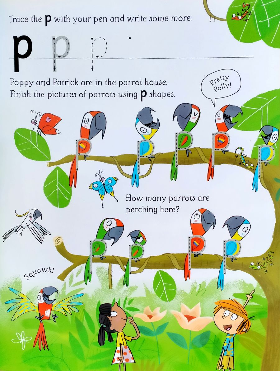 Usborne Wipe-Clean Phonics Book 1