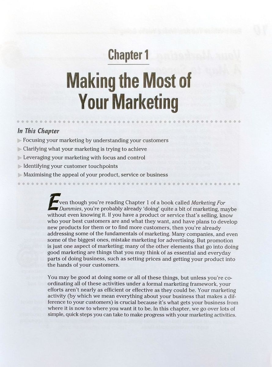 Marketing For Dummies