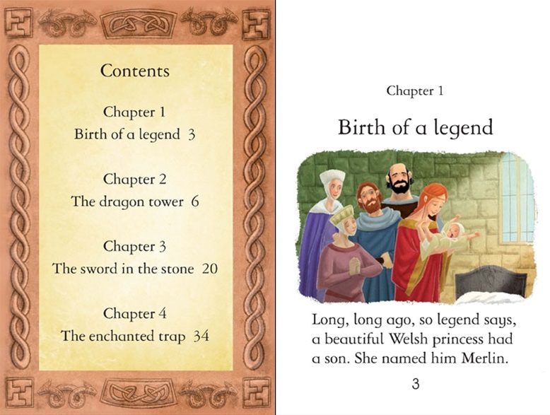 Usborne Young Reading 1 Stories of Merlin