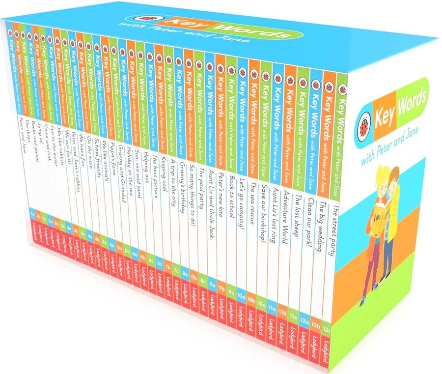 Key Words with Peter and Jane 36 Classic Storybooks Box-Set Level 1 to 12