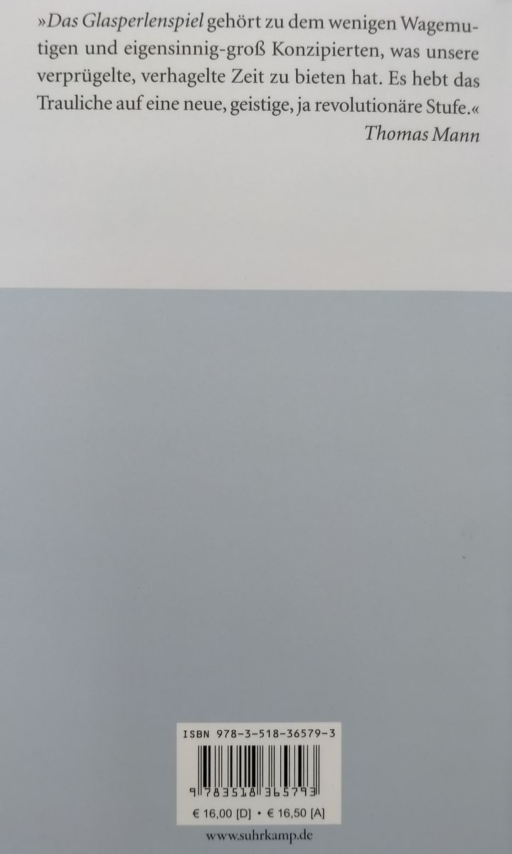 Das Glasperlenspiel