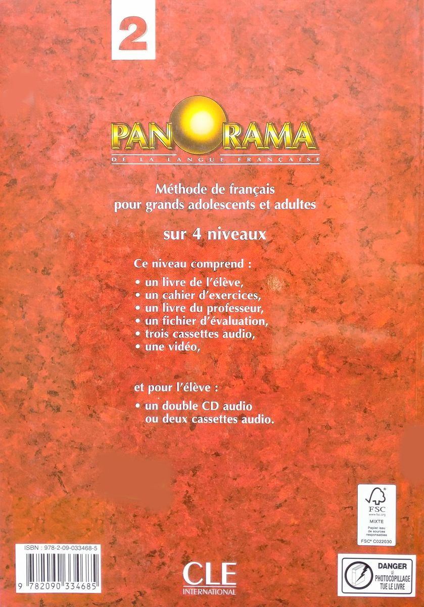 Panorama 2 Livre de l'eleve