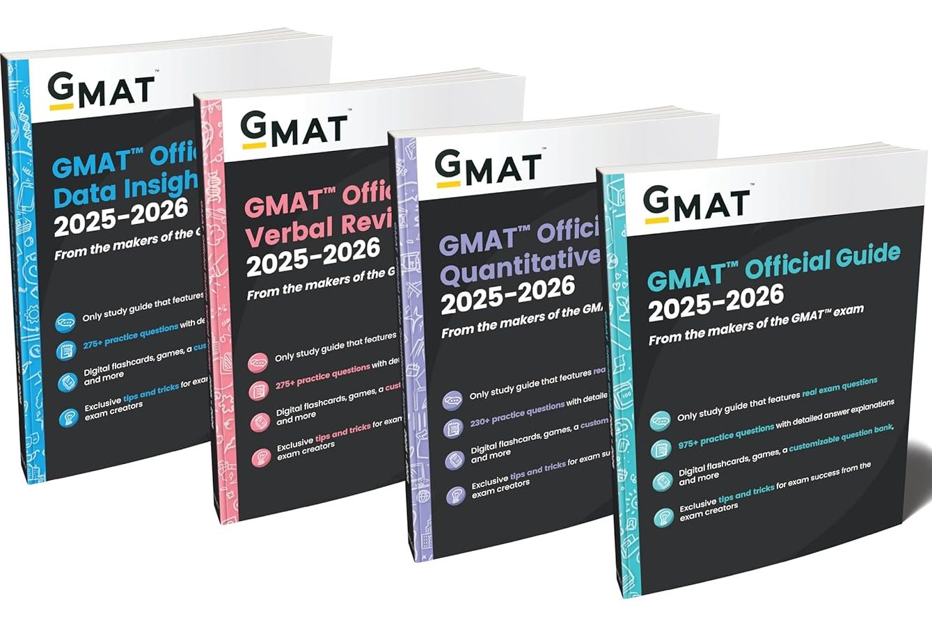 GMAT Official Guide 2025-2026 Bundle Books + Online Question Bank