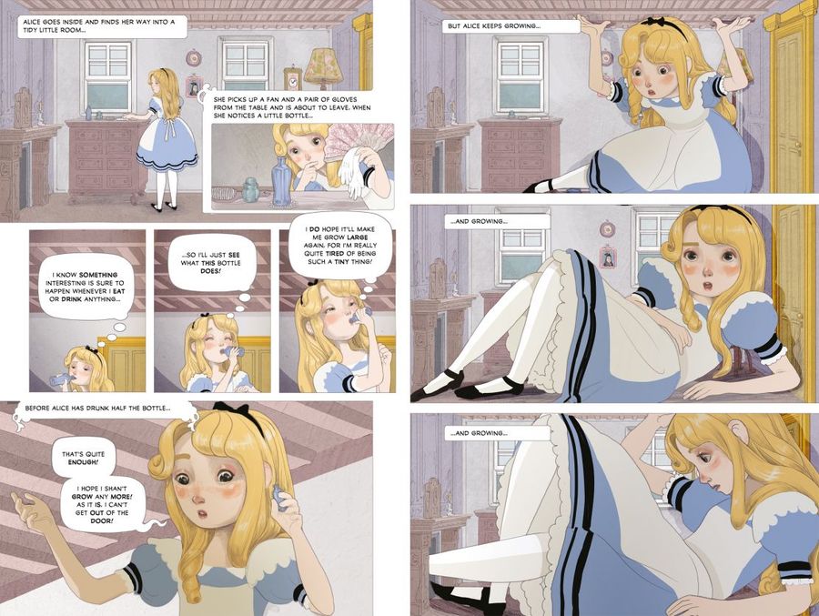 Usborne Graphic Novel Alice in Wonderland