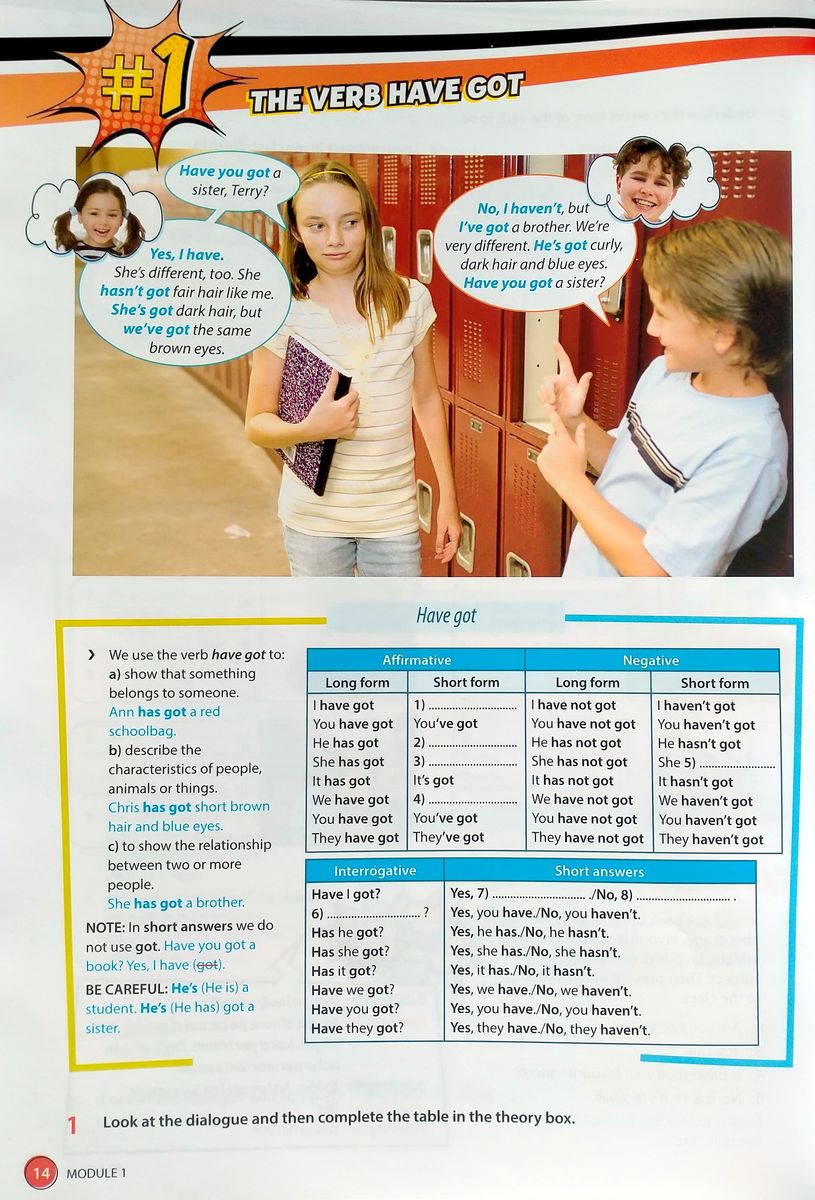 #English 1 Grammar Student's Book with Digibook