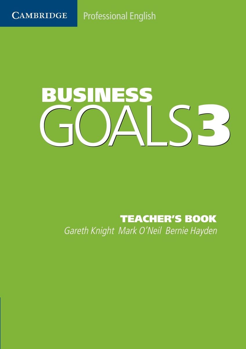 Business Goals 3 Teacher's Book