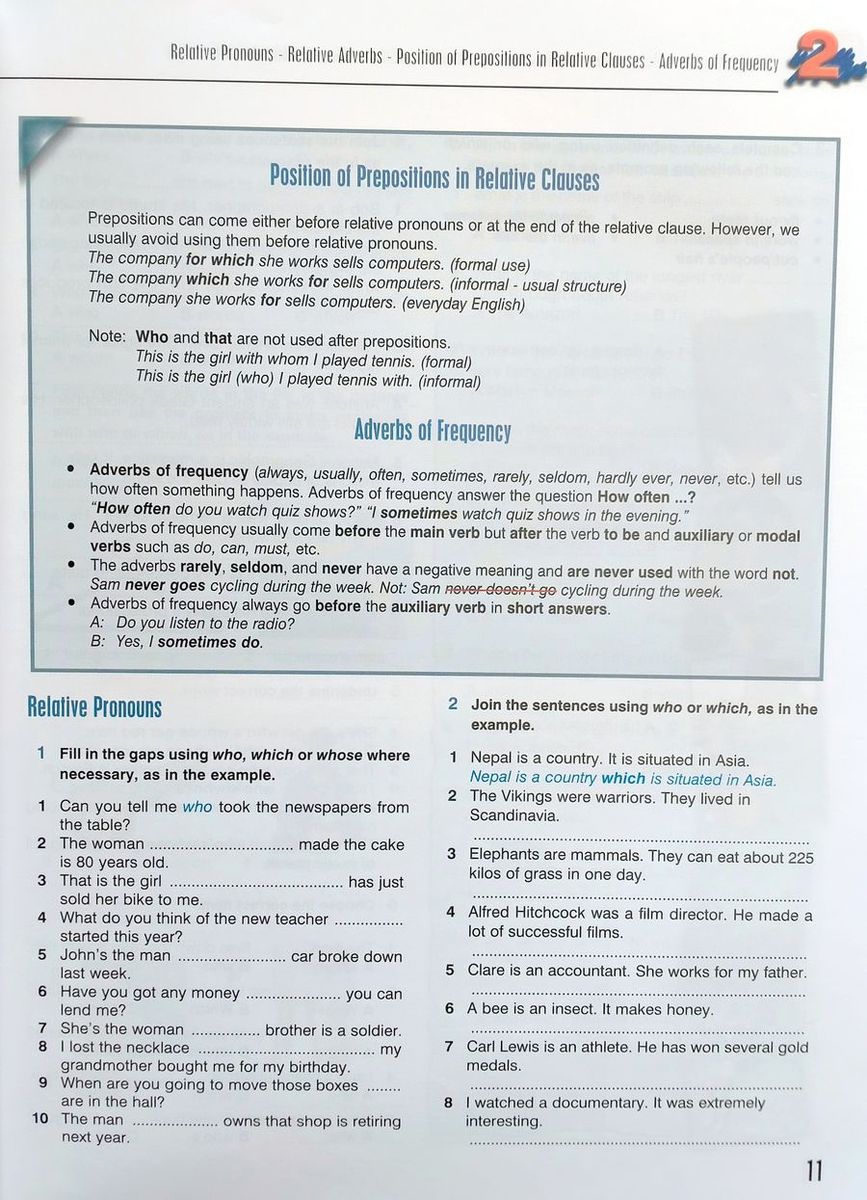 Enterprise 3 Pre-Intermediate Grammar Student's Book