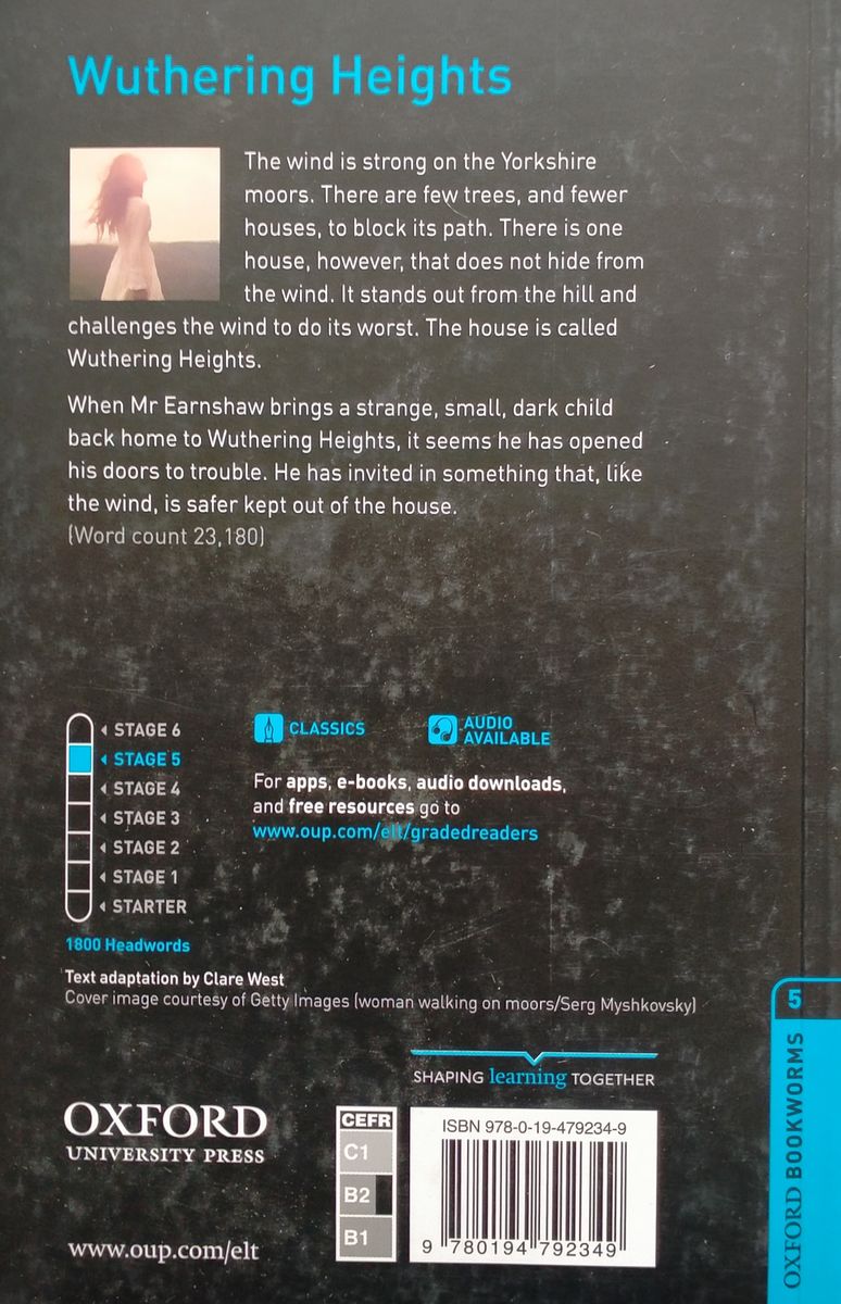Oxford Bookworms Library 5 Wuthering Heights with Audio Download (access card inside)