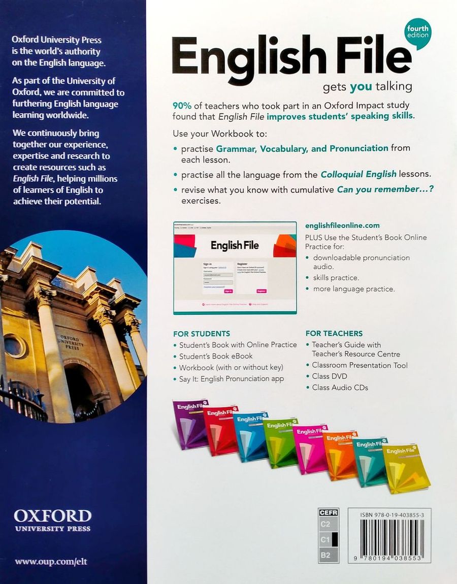 English File (4th edition): Advanced  Workbook without key