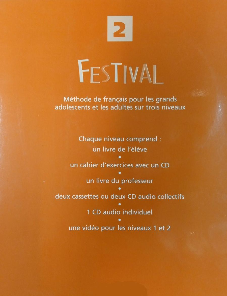 Festival 2 Cahier d'exercices + CD