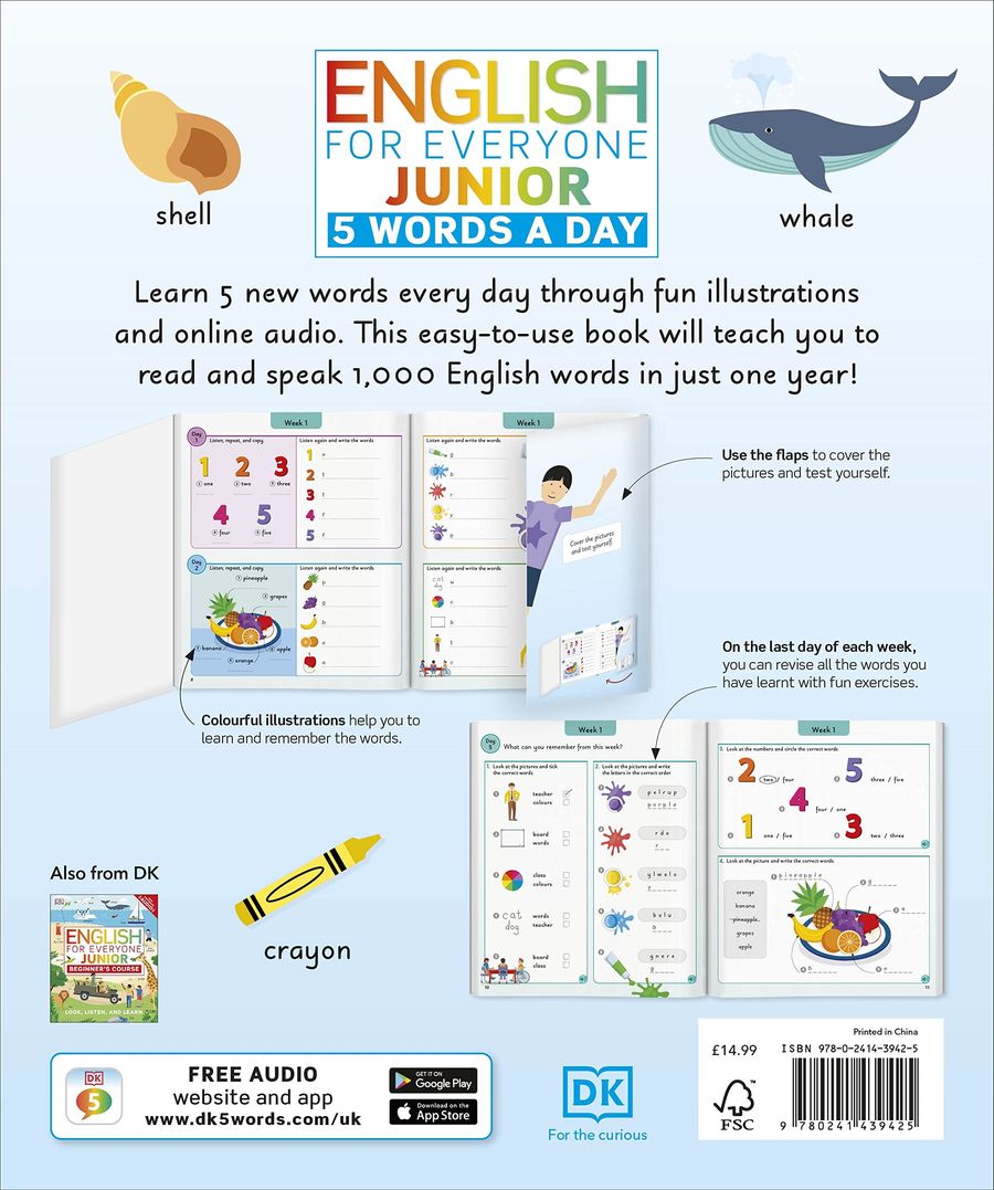 English for Everyone Junior 5 Words a Day