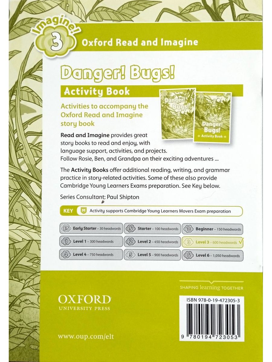 Oxford Read and Imagine 3 Danger! Bugs! Activity Book