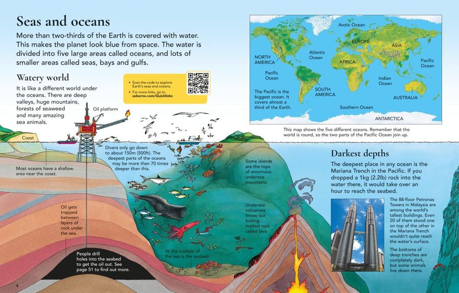 Usborne First Encyclopedia of Seas and Oceans Hardback