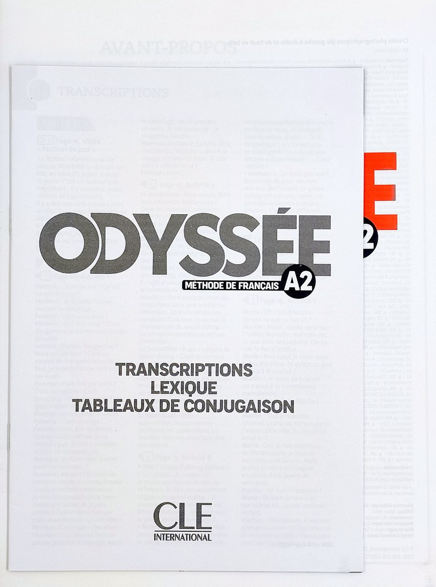 Odyssee A2 Livre de l'eleve + Audio en ligne