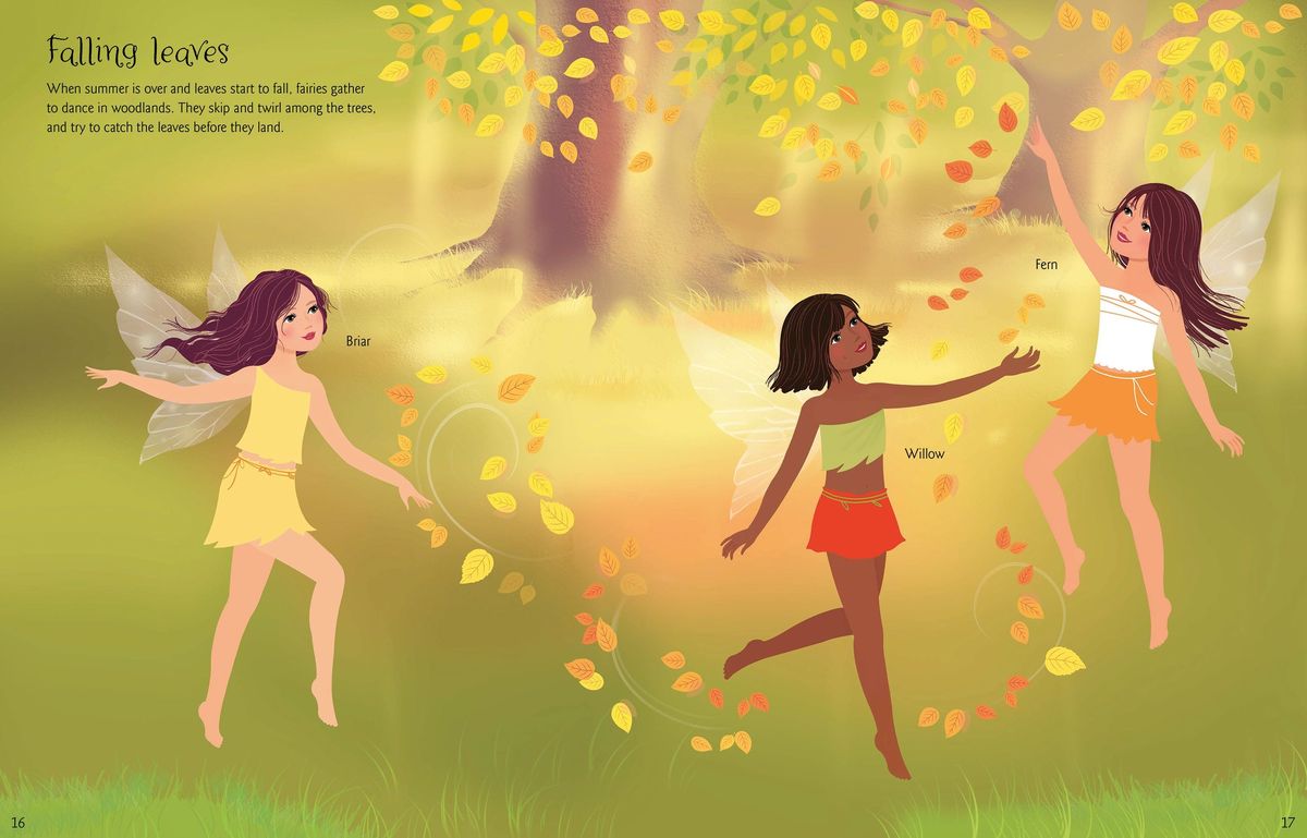 Usborne Sticker Dolly Dressing Dancing Fairies