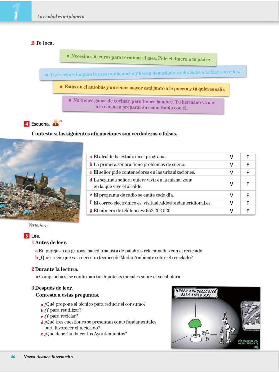 Nuevo Avance Intermedio Libro del alumno + CD