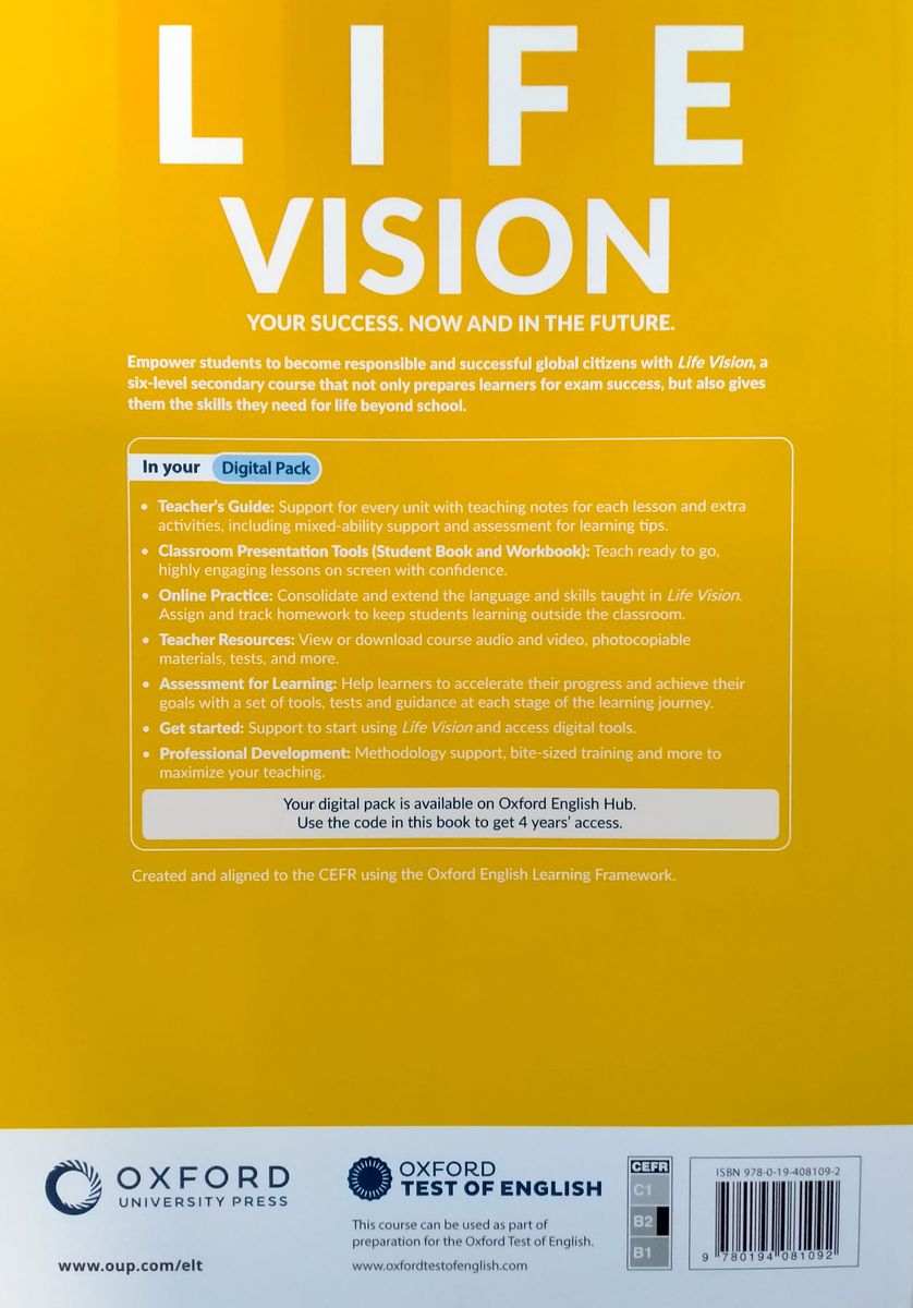 Life Vision Upper-Intermediate Teacher's Guide with Digital Pack