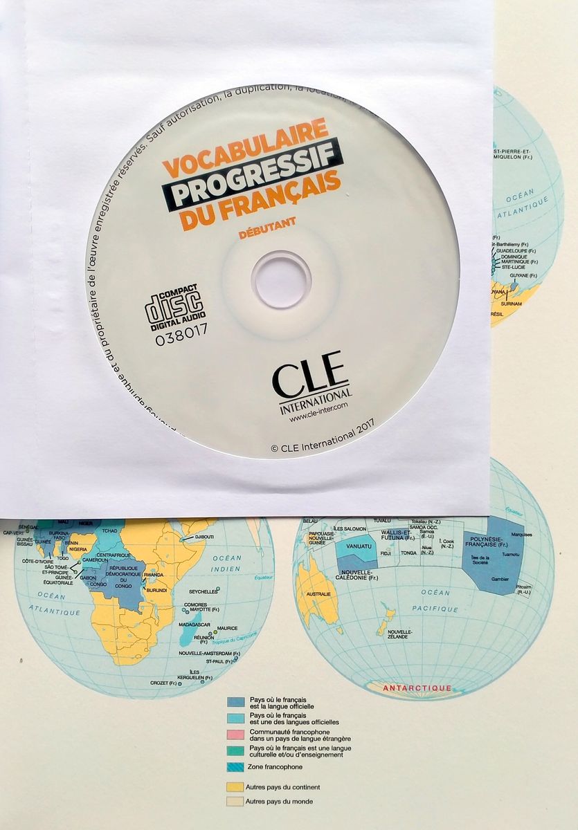Vocabulaire Progressif du Francais 3eme edition Debutant A1 Livre + CD + web