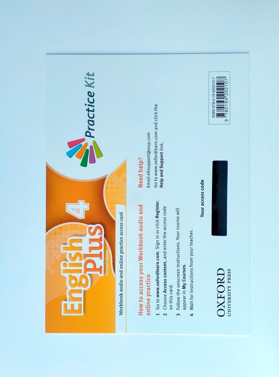 English Plus (2nd Edition) 4 Workbook with access to Practice Kit