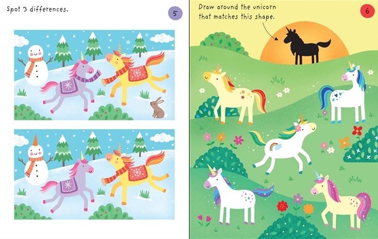 Little Children's Unicorns Pad