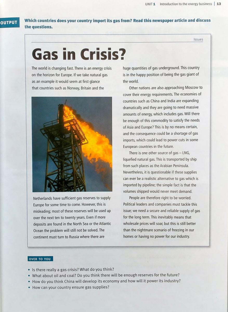 Express Series English for the Energy Industry Student's Book