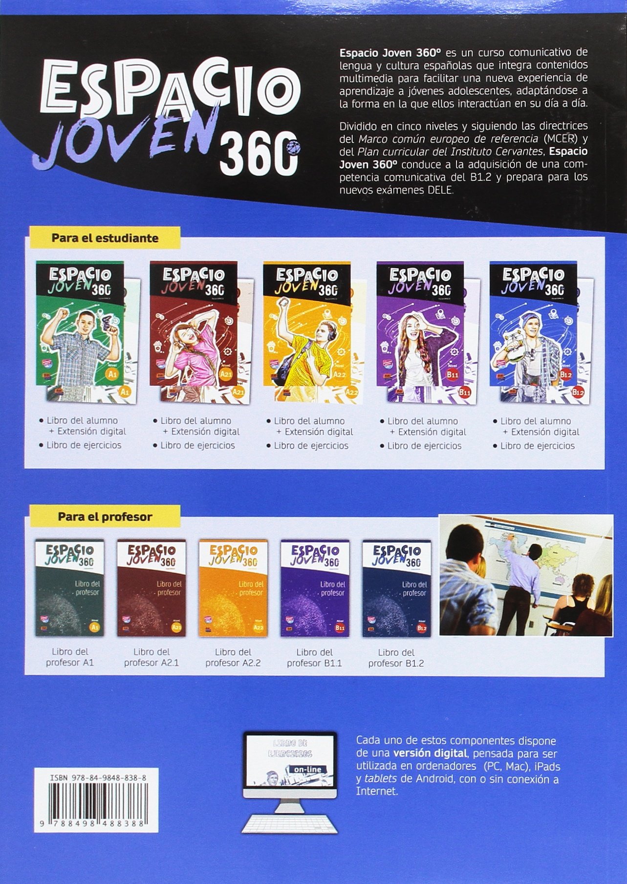 Espacio Joven 360 B1.2 Libro del alumno + Extension digital en ELEteca