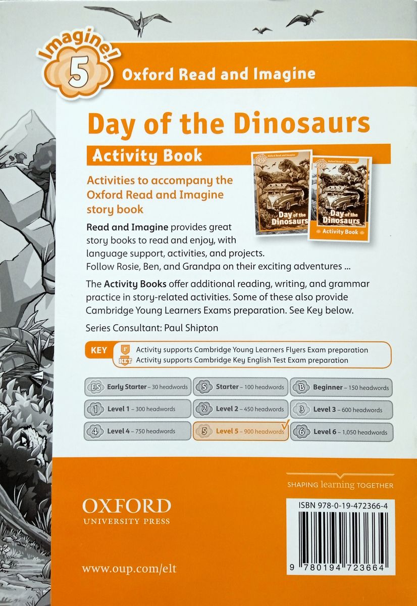 Oxford Read and Imagine 5 Day of the Dinosaurs Activity Book