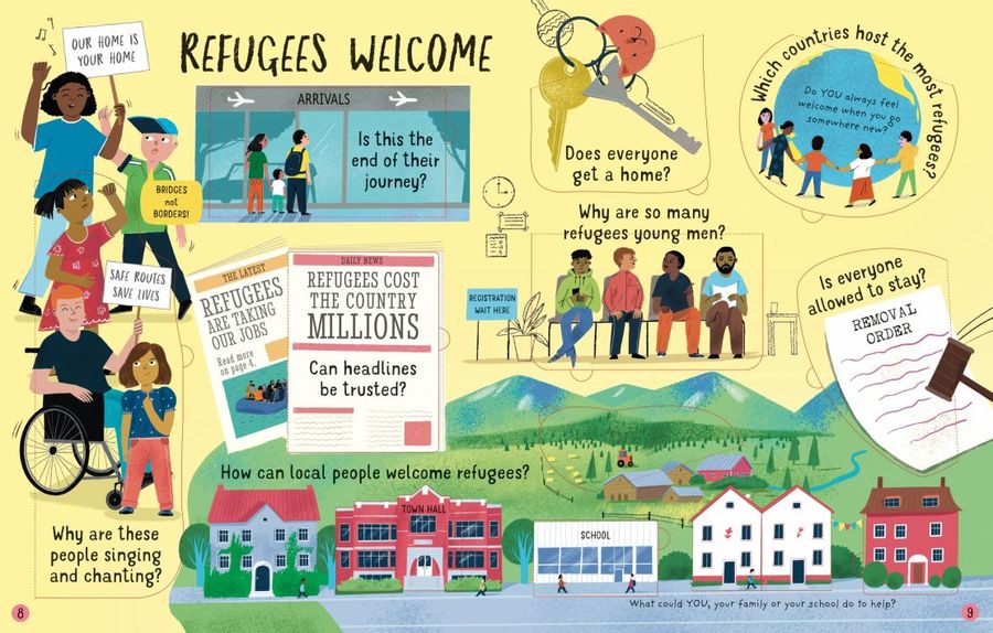 Usborne Lift-the-Flap Questions and Answers about Refugees