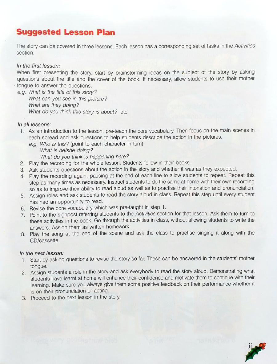 Storytime 2 The Story of Santa Claus Teacher's Edition with Application