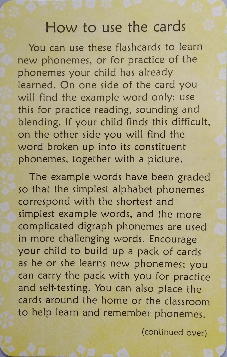 Usborne Phonics Flashcards