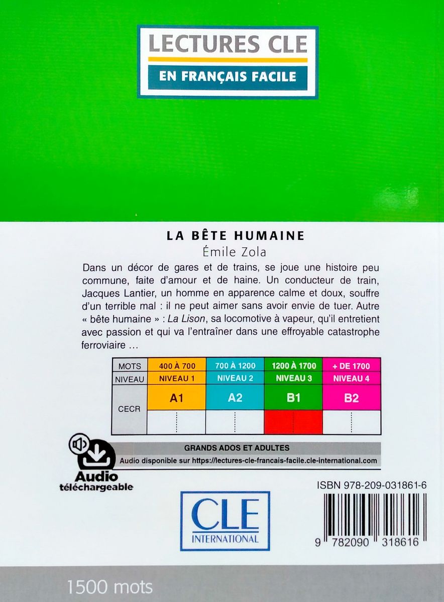 En Francais Facile 3 (B1) La bete humaine + Audio